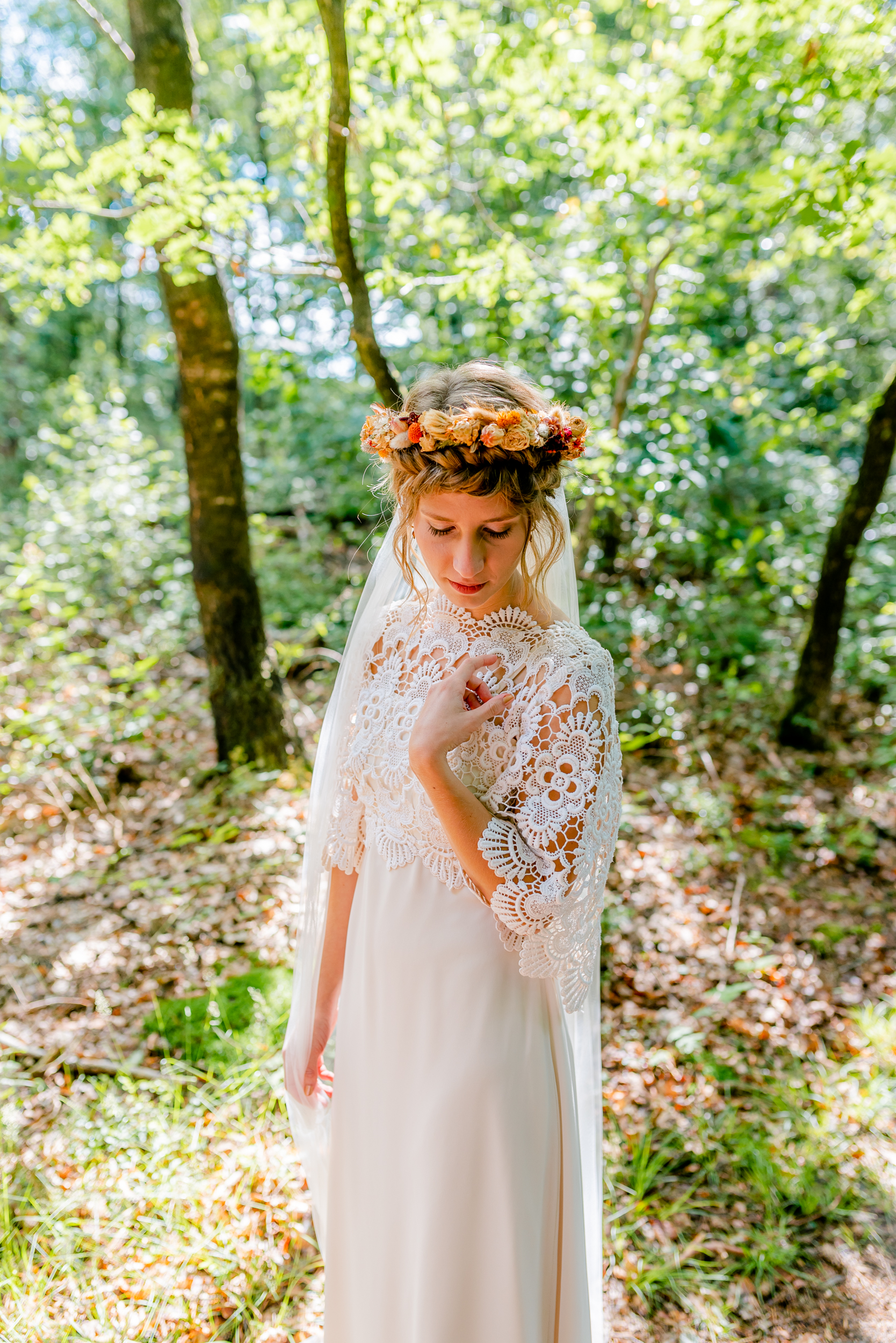 Bruid in het bos